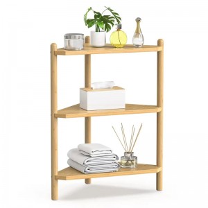 Bambusz zuhany sarokállvány