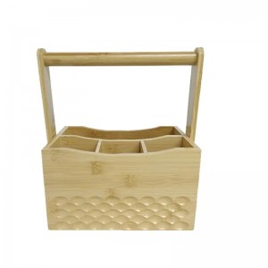 Bambusz többcélú rekesz tároló tartók